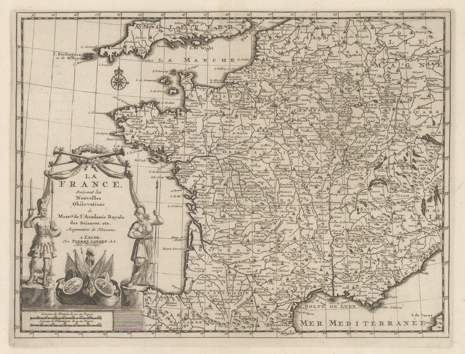 Pieter van der Aa, France, 1714