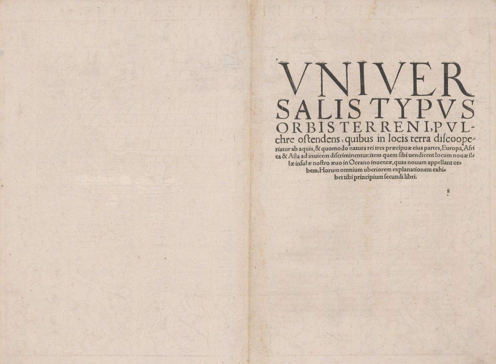 Sebastian Münster, Typus Orbis Universalis, 1572