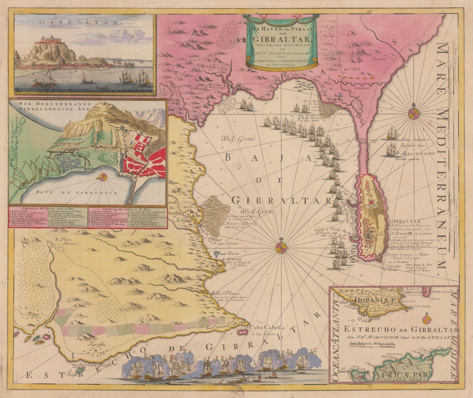 Covens (Jean) & Mortier (Cornelius), Gibraltar, 1730 c.
