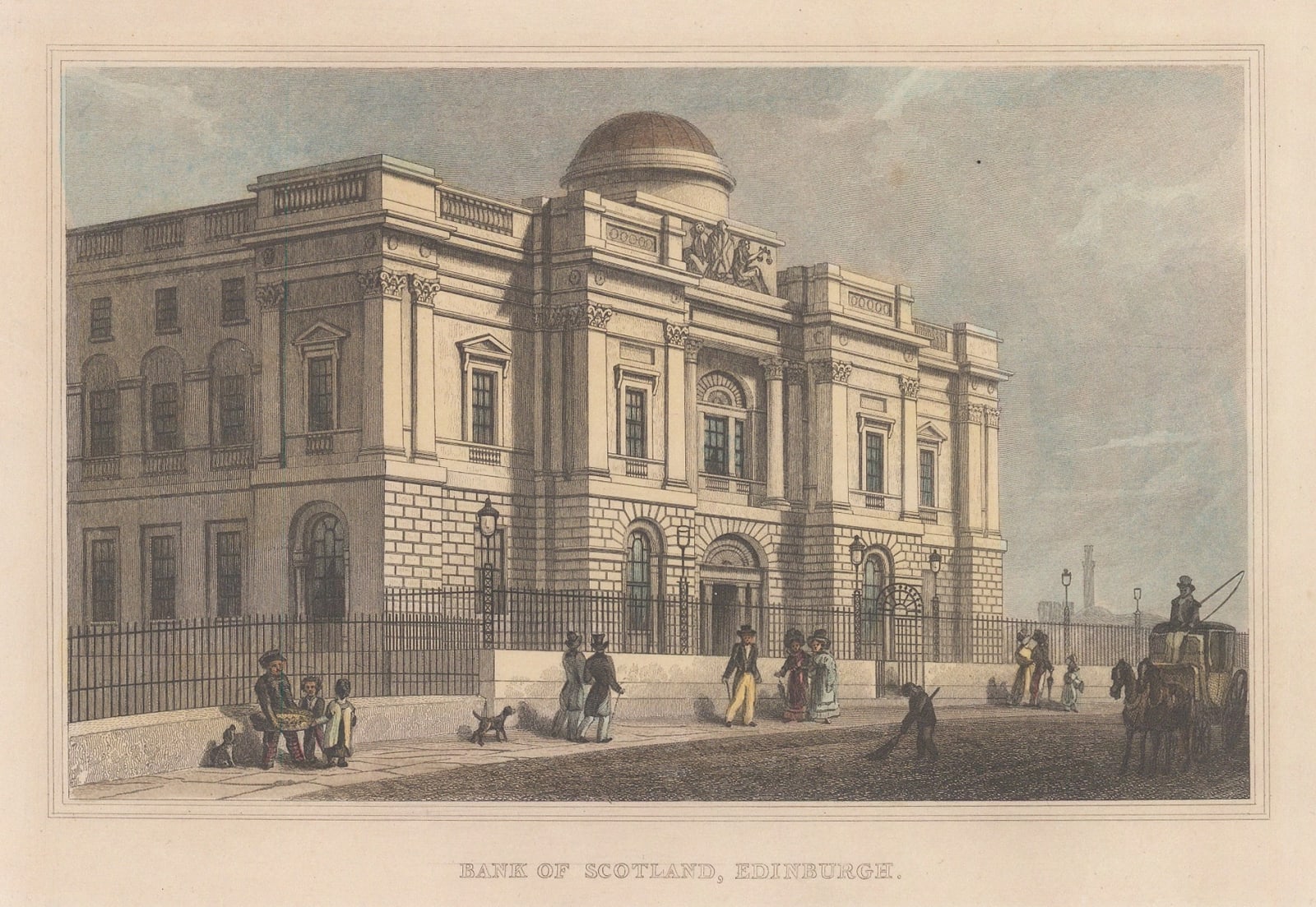 Thomas Shepherd, Scotland - Edinburgh, Bank of Scotland, 1850 (c.)
