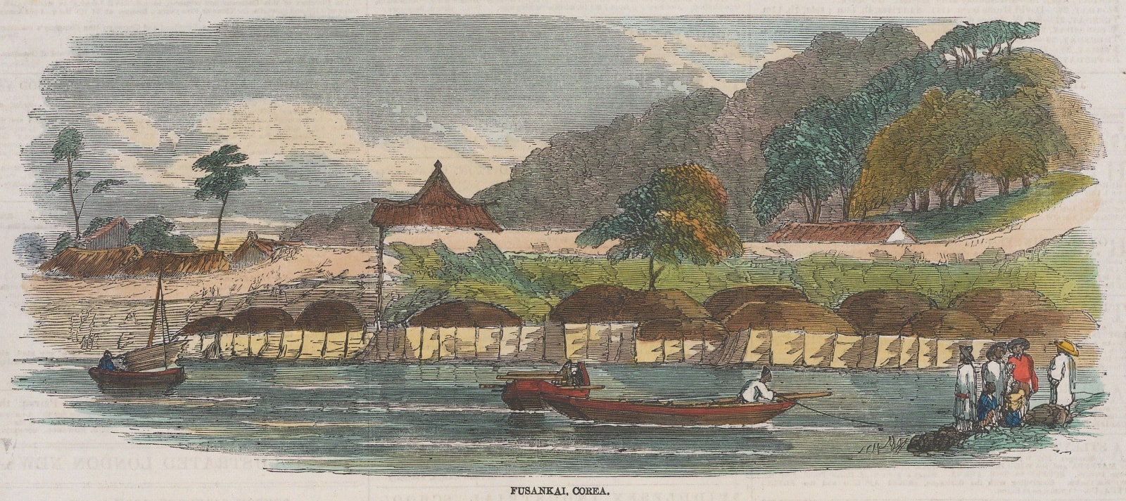 Illustrated London News (ILN), Korea - Fusankai, 1858