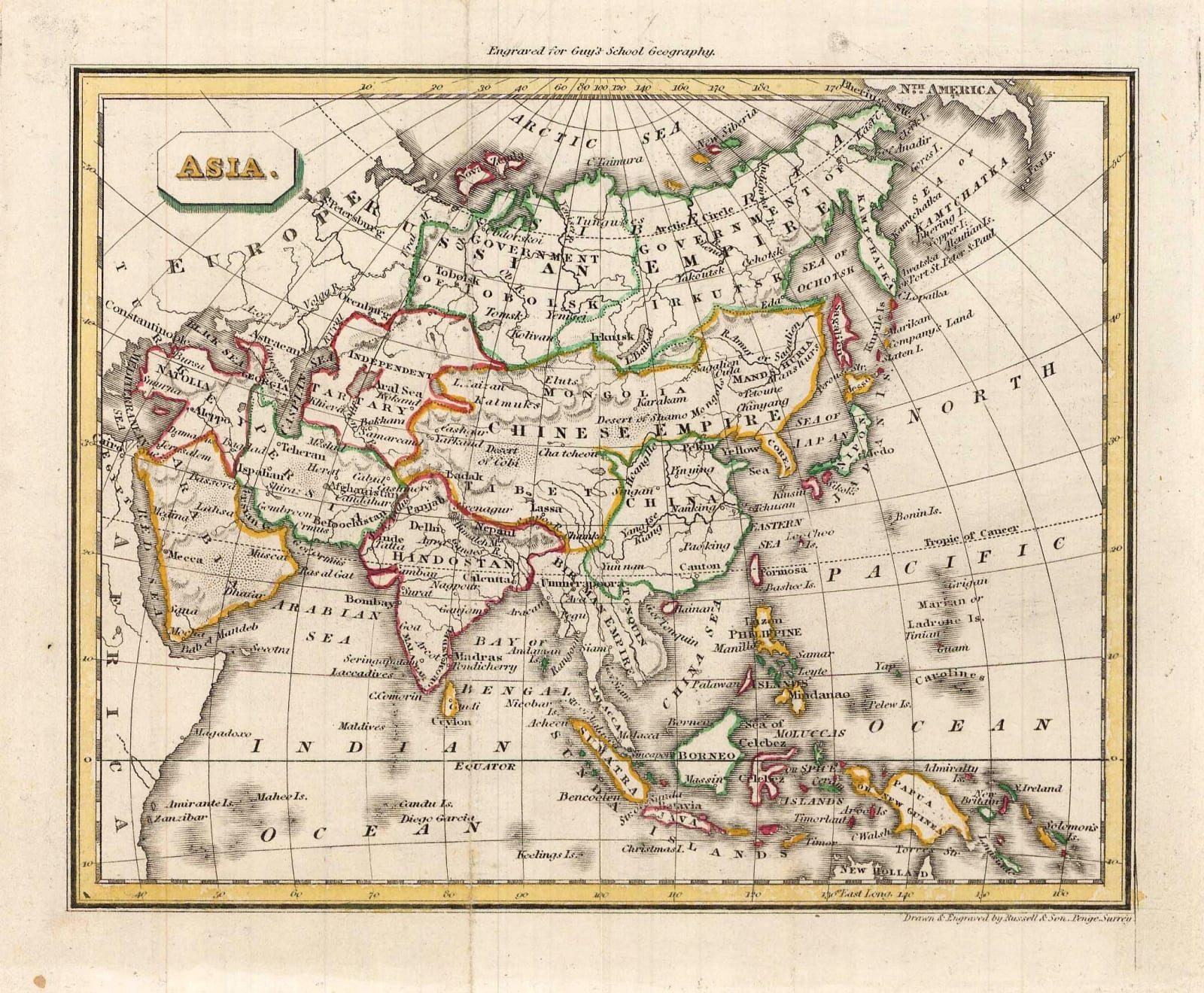 John Russell, Asia, 1800 c.