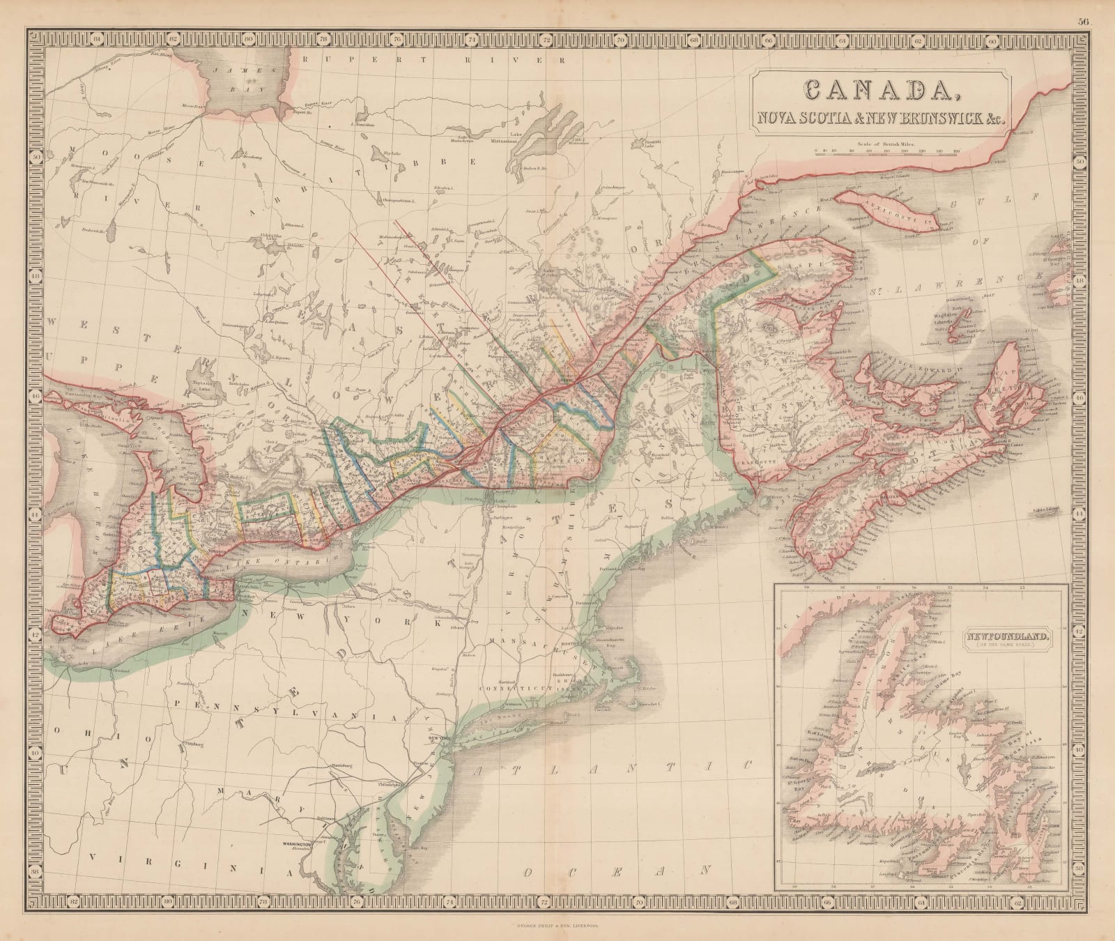 George Philip, Canada, Nova Scotia & New Brunswick &c., 1856