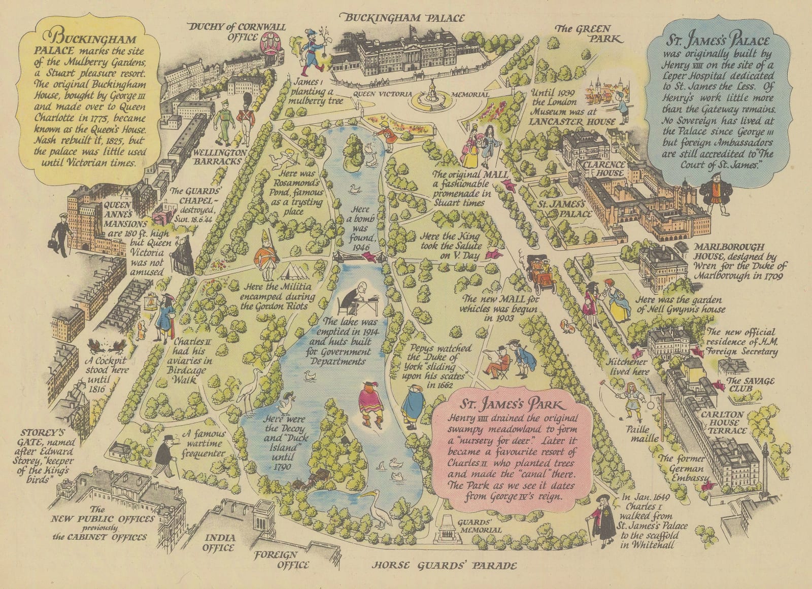 J.P. Sayer, St James's Park, 1947