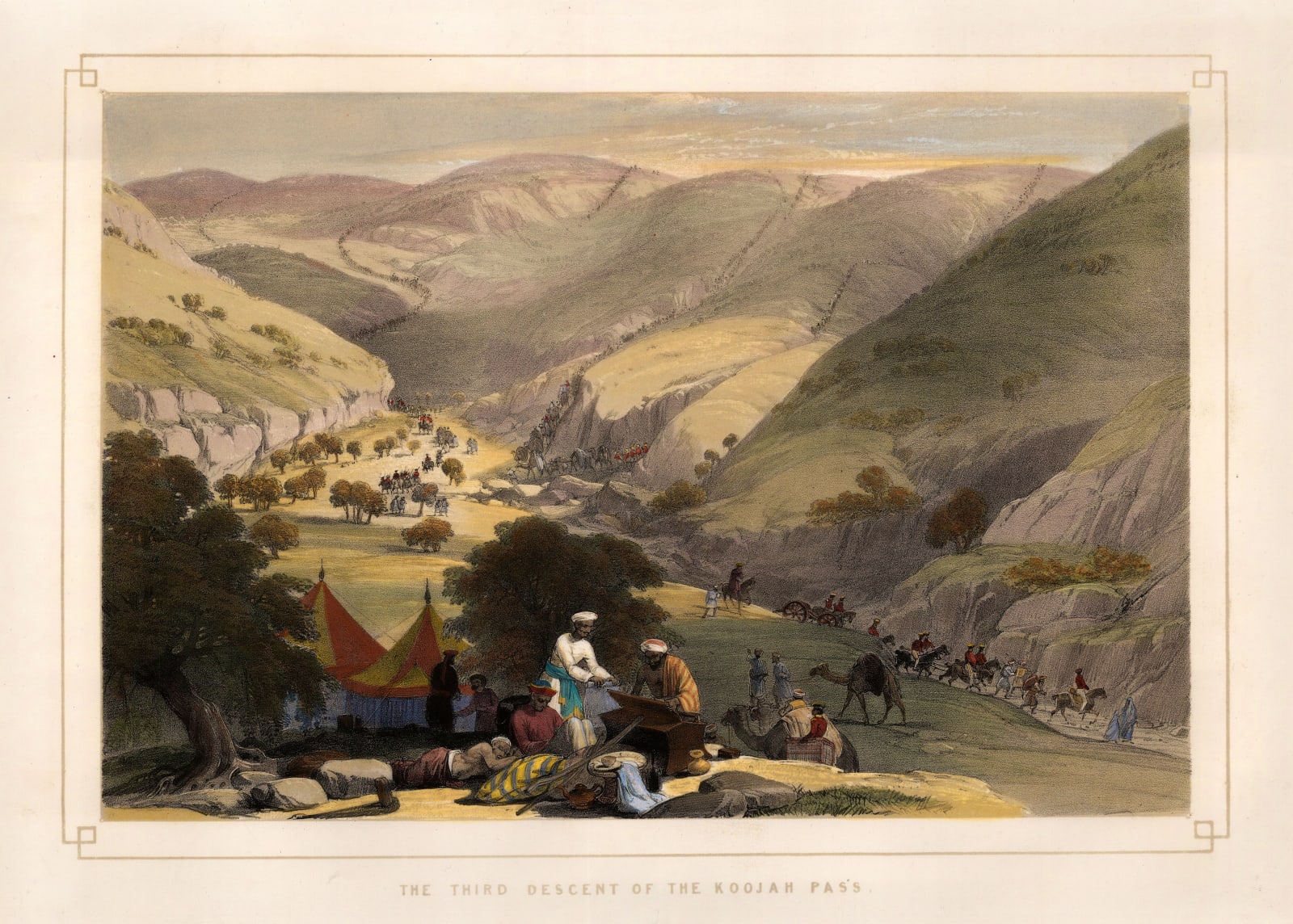 Dr. James Atkinson, Afghanistan - Koojak Pass Balochistan, 1842
