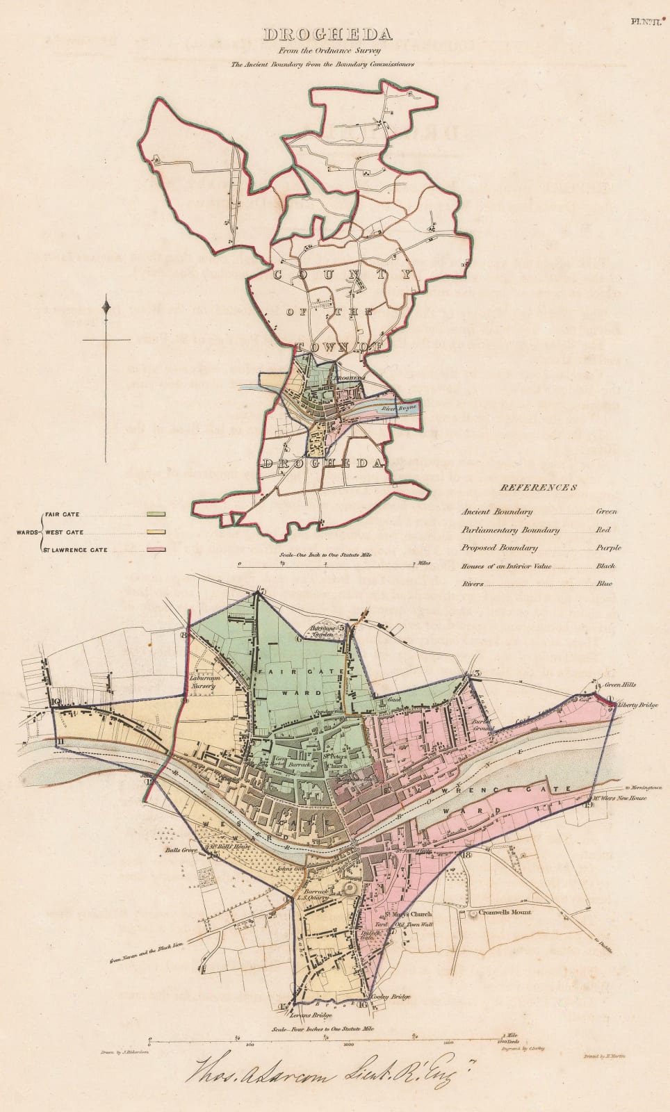 Robert Kearsley Dawson, Drogheda, 1832