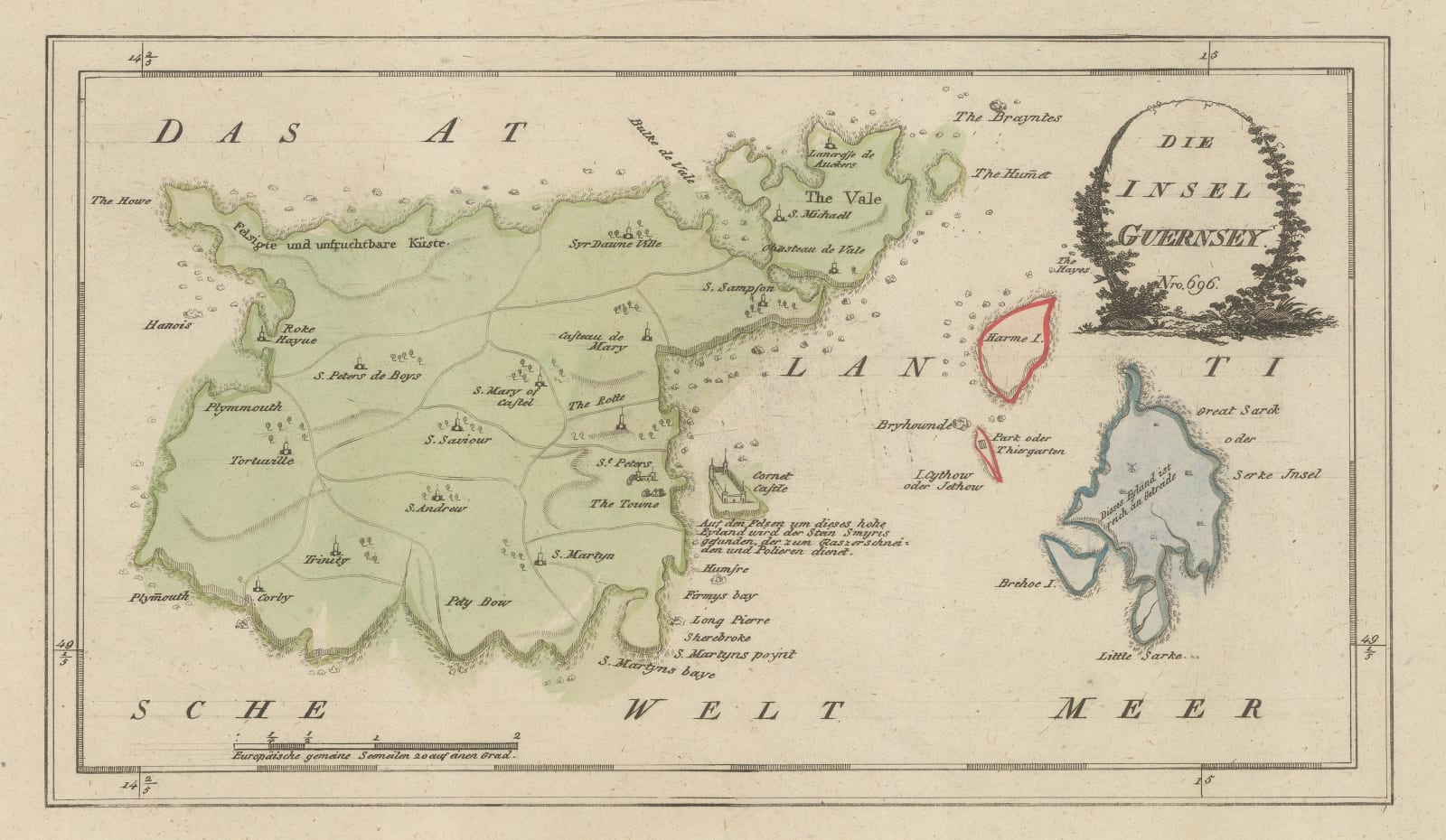 Franz Von Reilly, Guernsey, 1790 c.