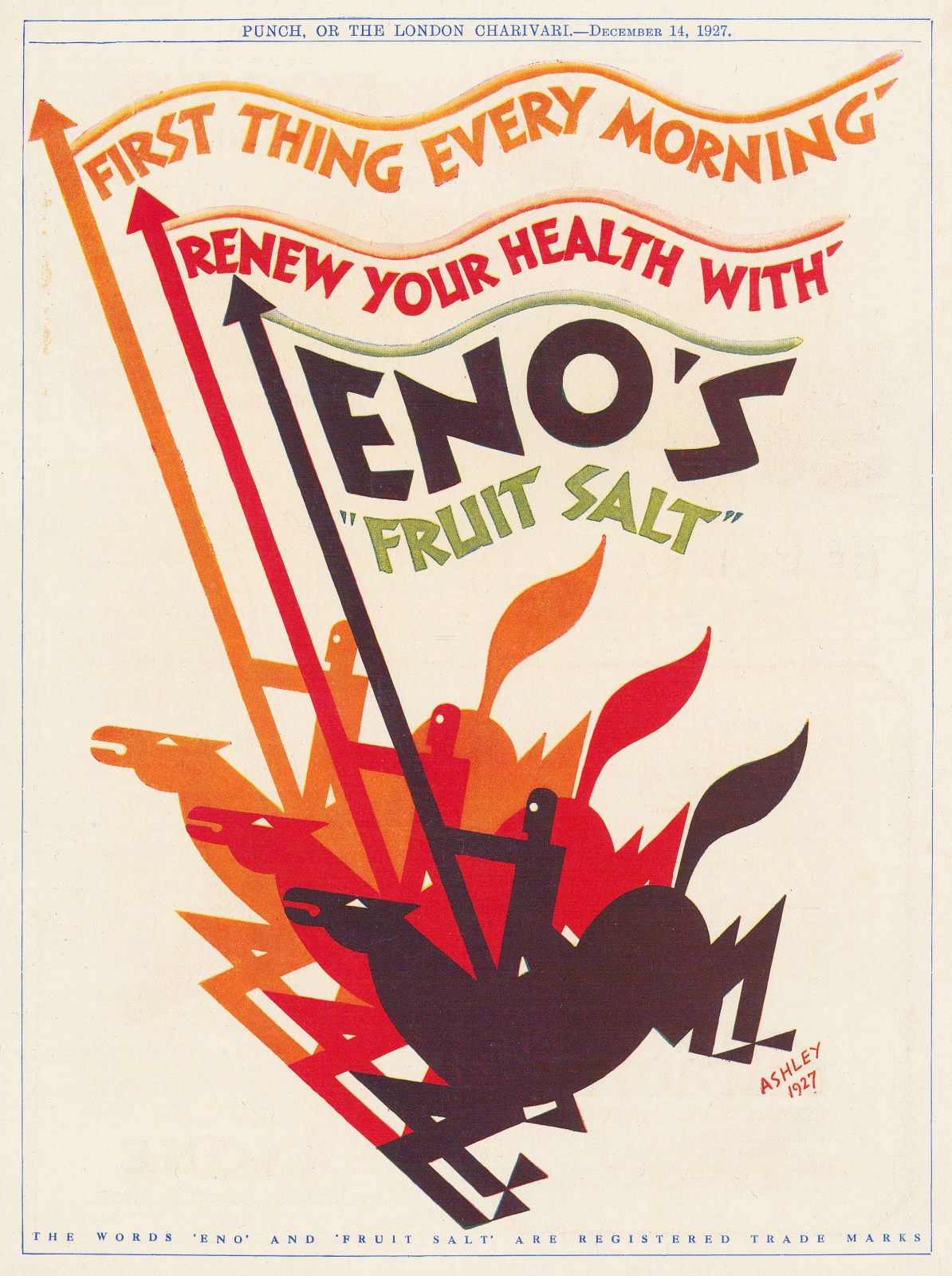 Punch, Eno's Fruit Salt, 1927