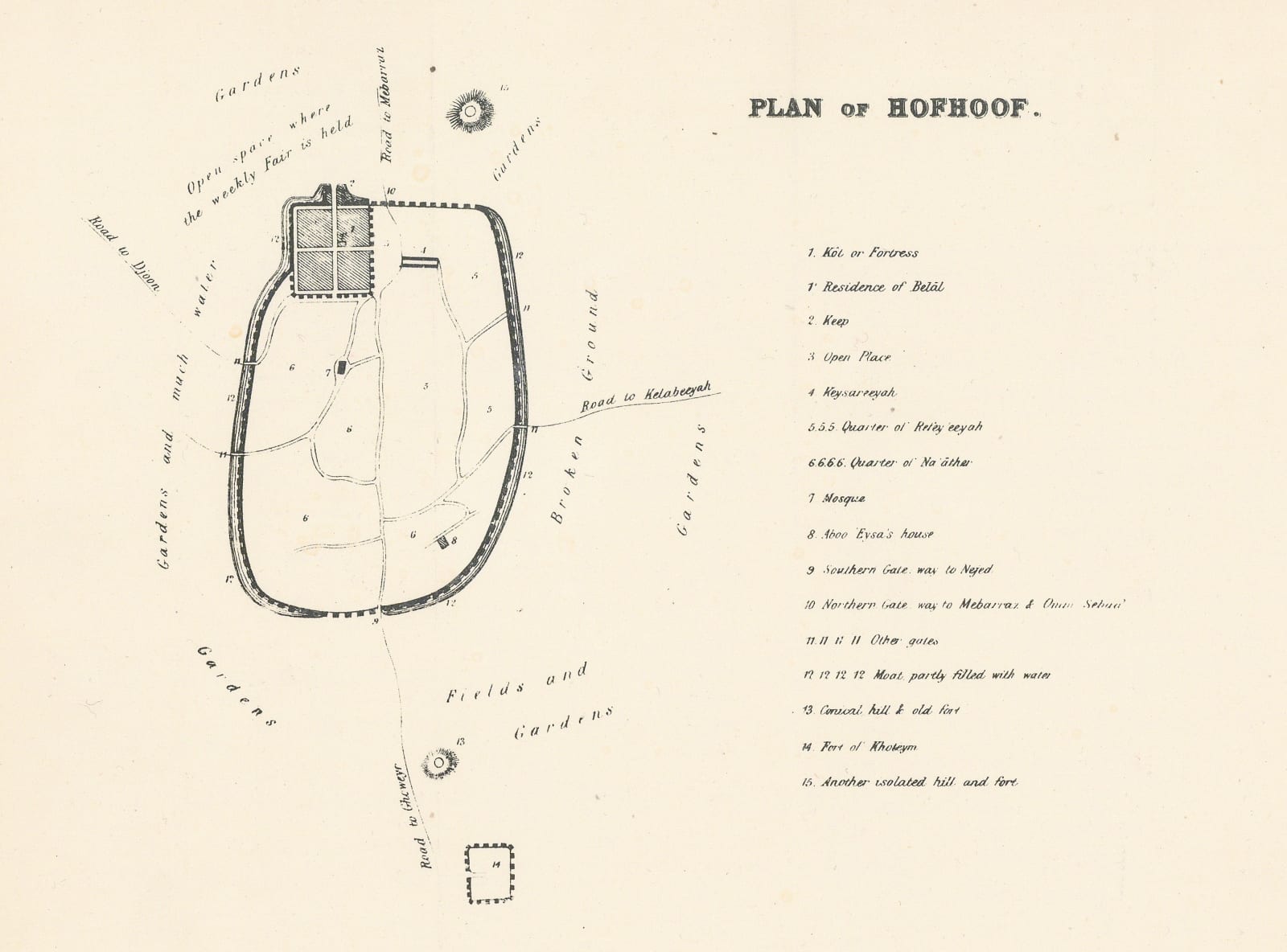 William Gifford Palgrave, Al-Hofuf, 1869