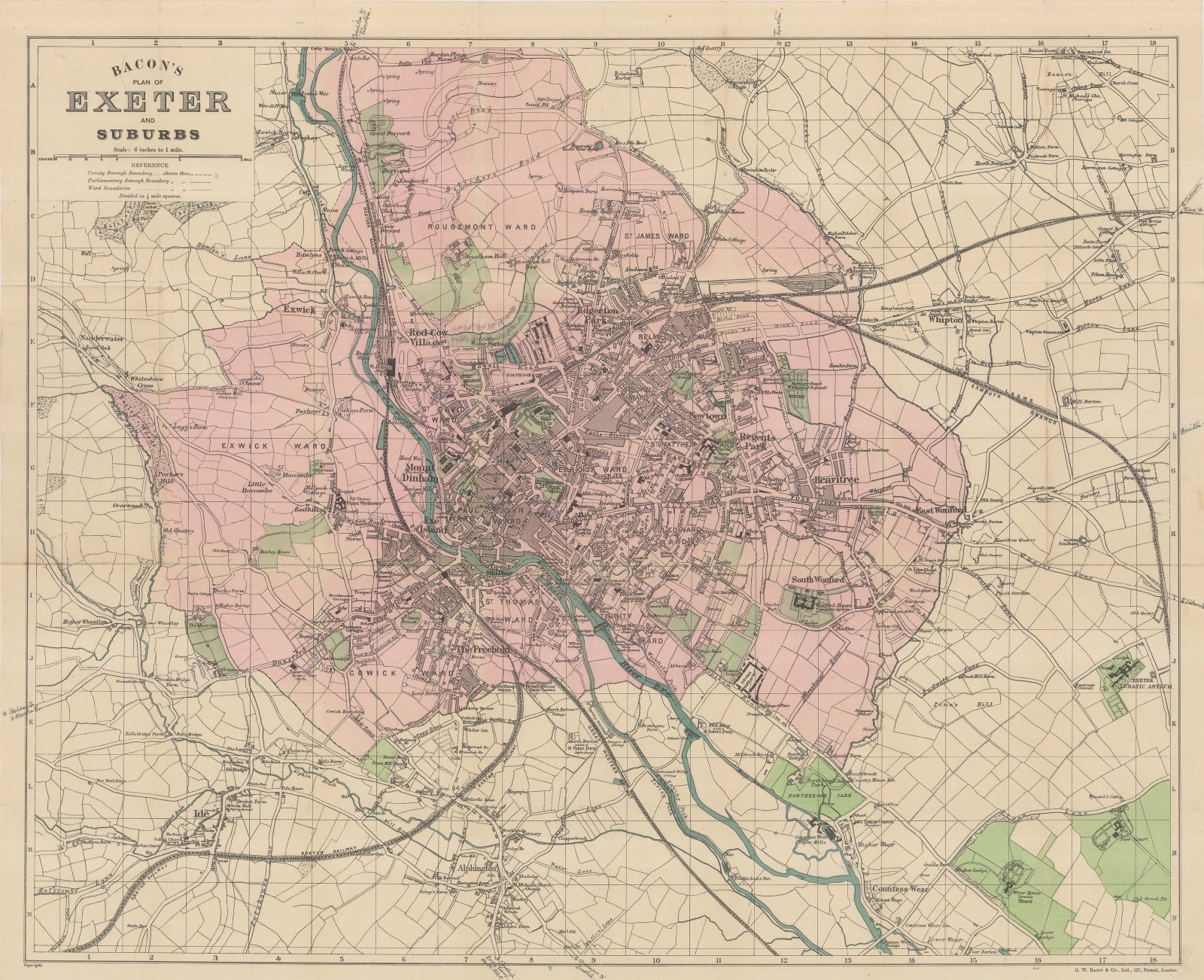 George W. Bacon, Exeter, 1890 c.