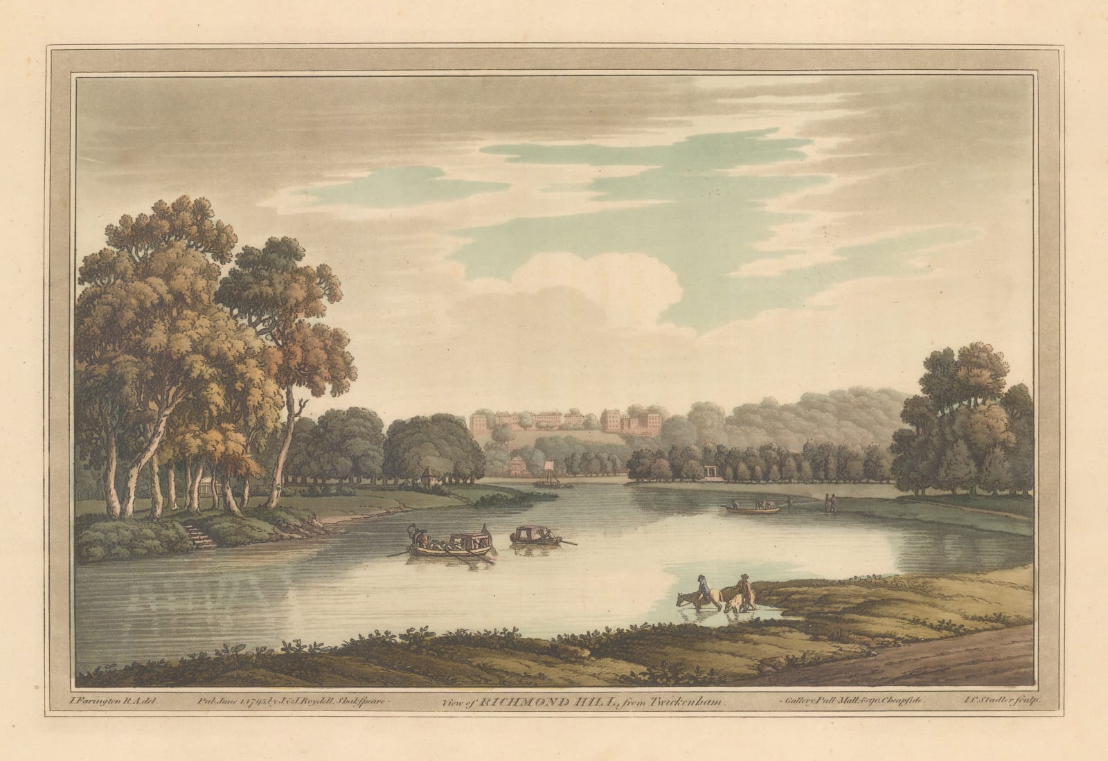 John Boydell, London - Richmond Hill, 1793
