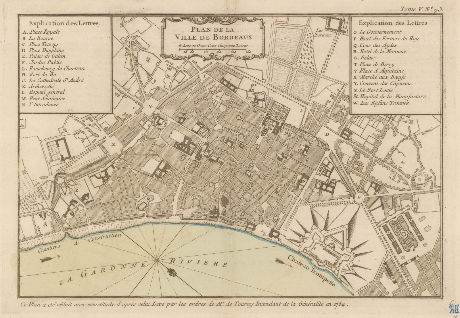 Jacques-Nicolas Bellin, Bordeaux, 1764