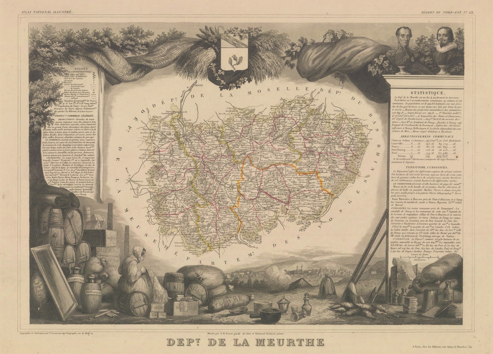 Victor Levasseur, Meurthe-et-Moselle, 1847