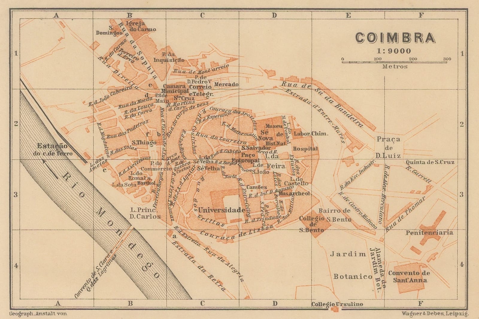 Karl Baedeker, Coimbra, 1901