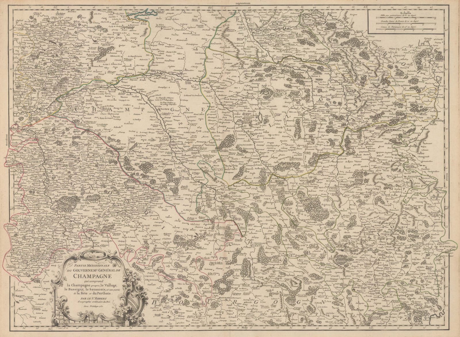 Robert de Vaugondy, Champagne-Ardenne, 1753