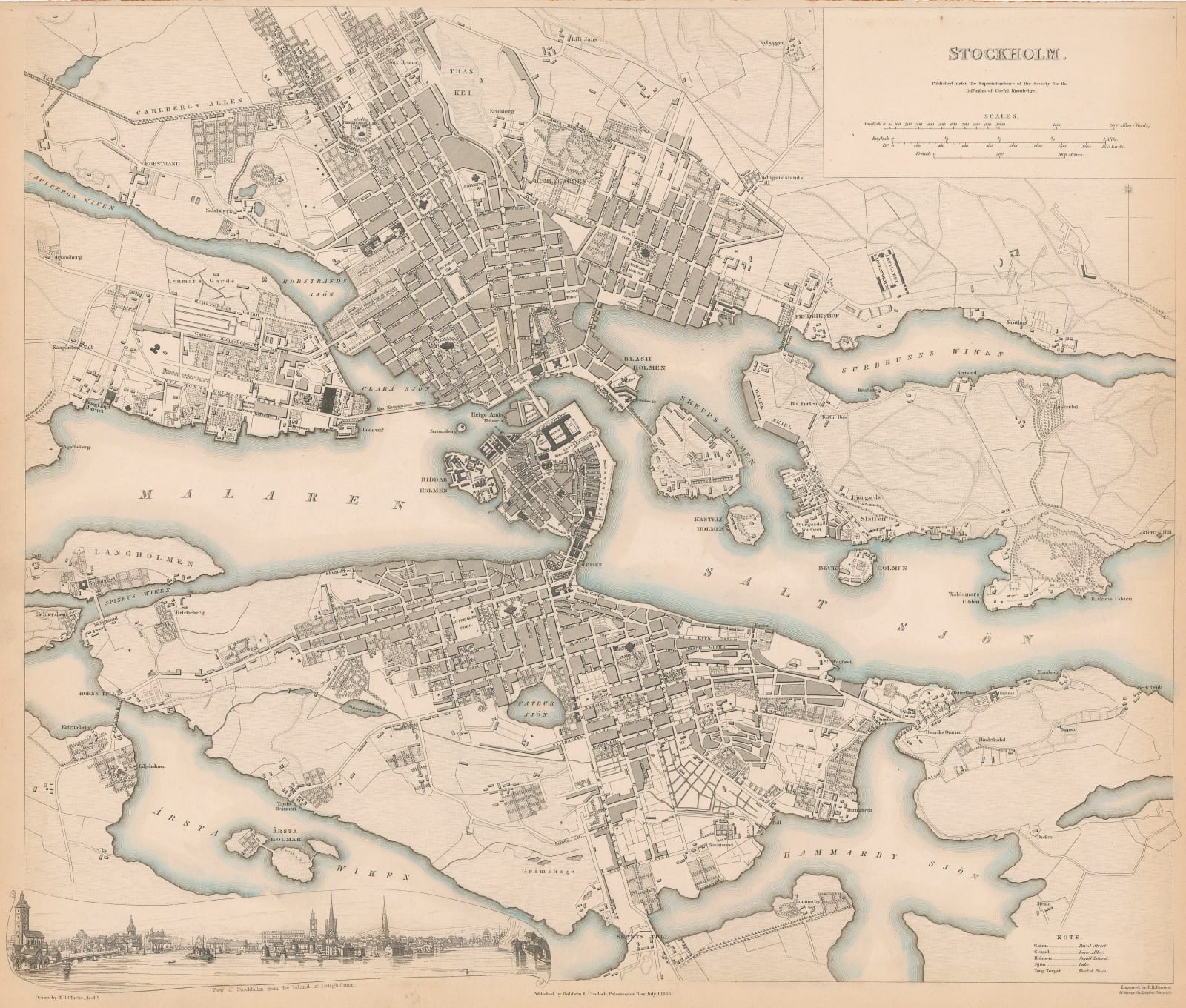 Society for the Diffusion of Useful Knowledge (SDUK), Stockholm, 1844