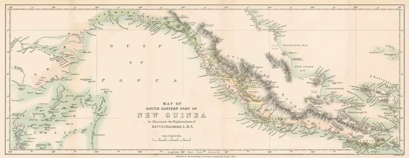 Royal Geographical Society (RGS), South Eastern New Guinea, 1889