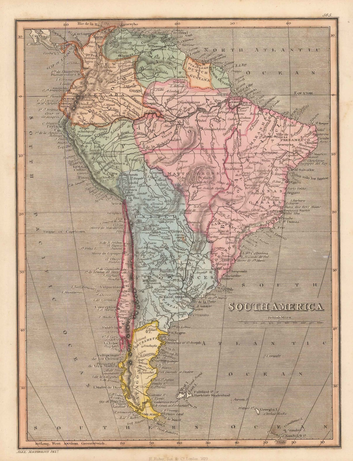 Henry Fisher, South America, 1829