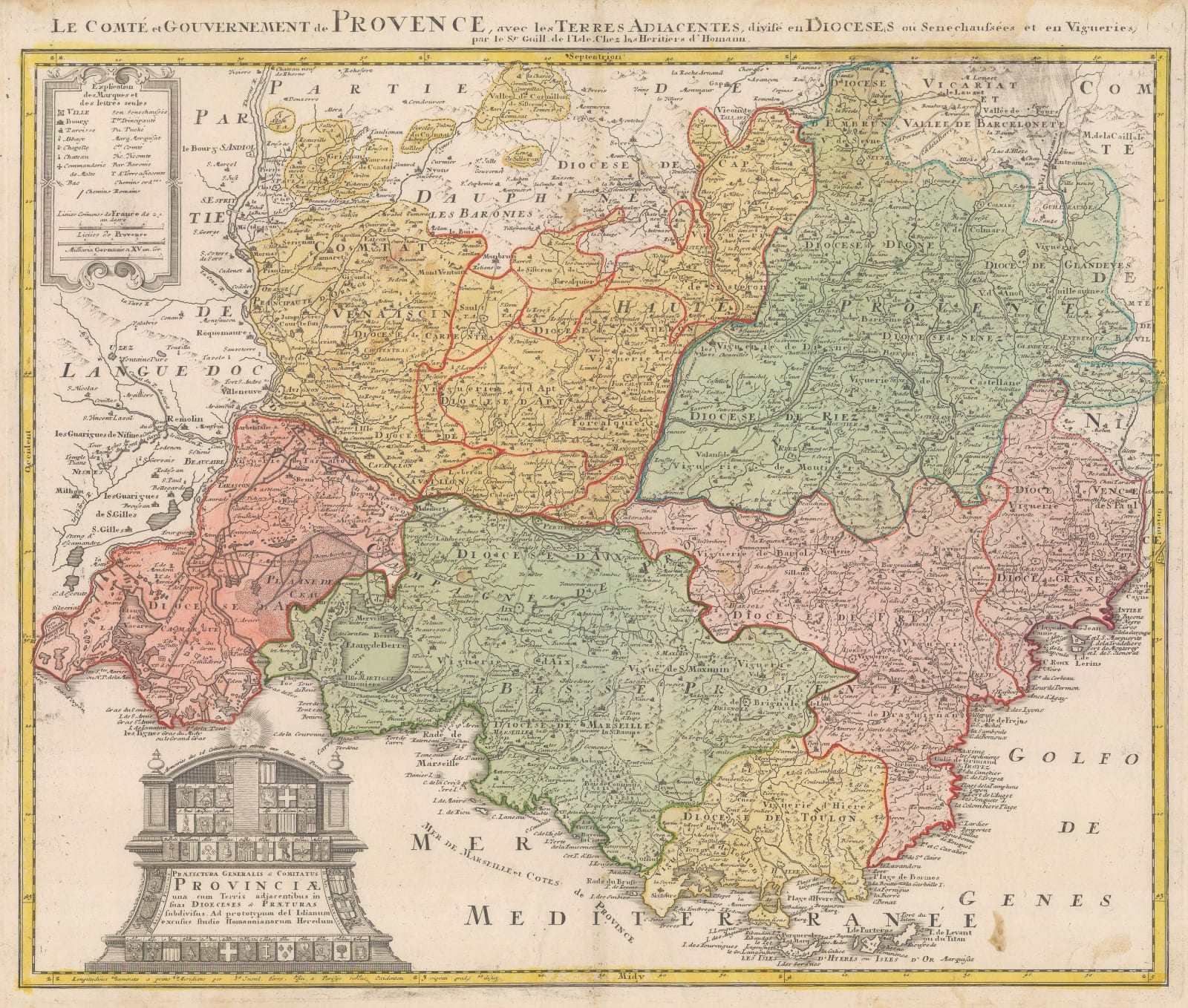 Homann Heirs, Provence, 1740 c.