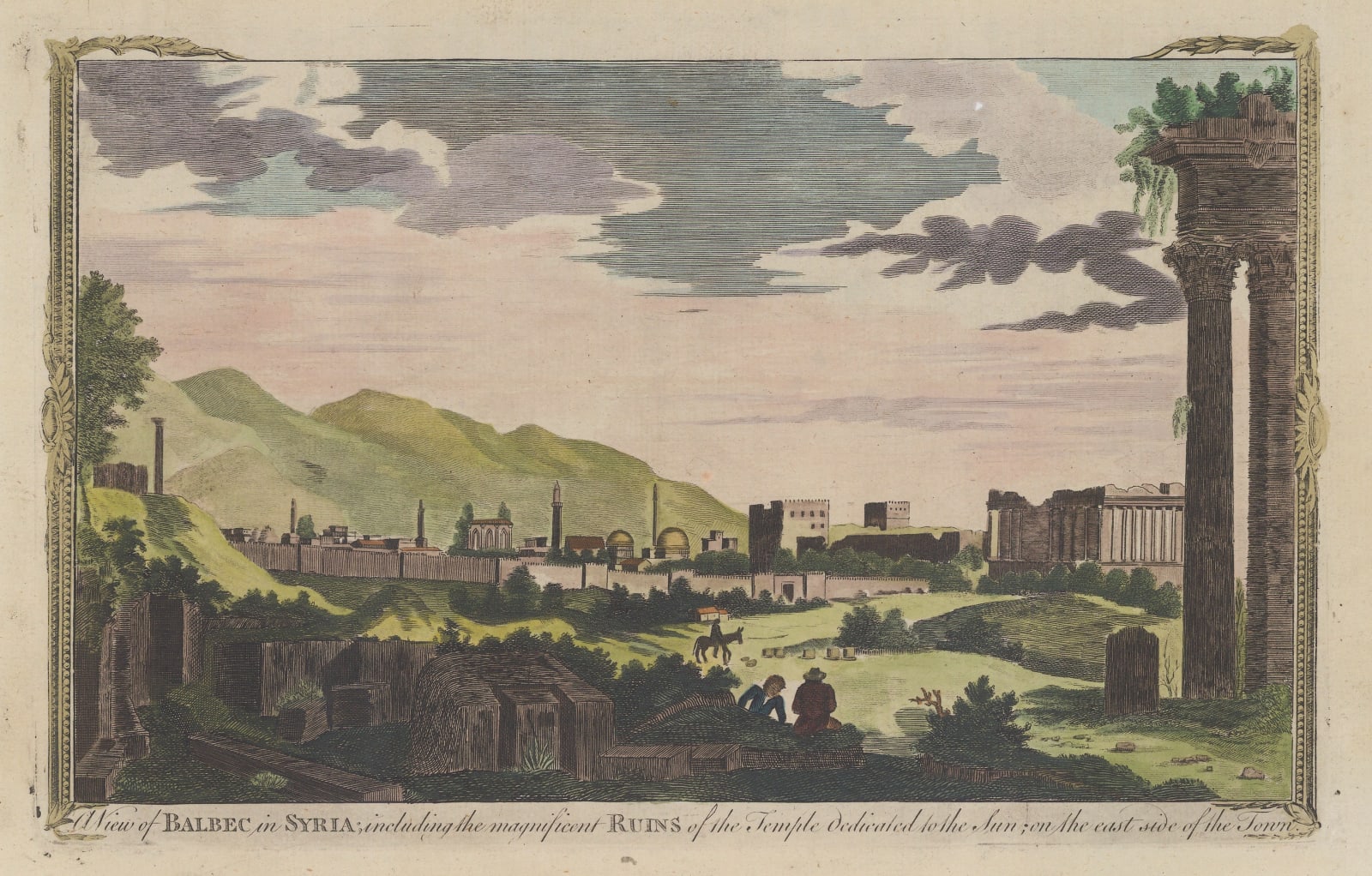 Alexander Hogg, Lebanon - Baalbek, Heliopolis, 1777
