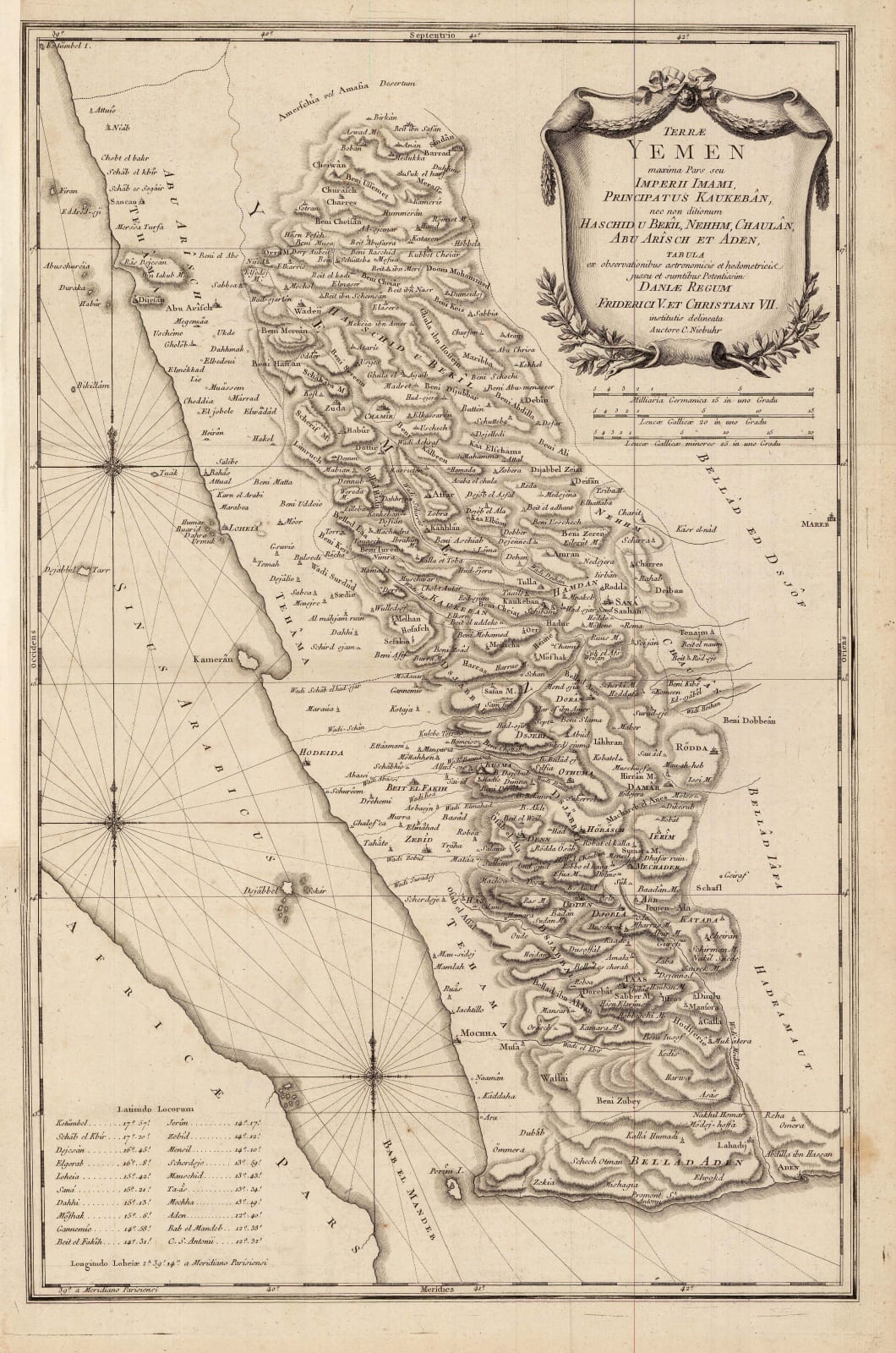 Carsten Niebuhr, Yemen, 1779