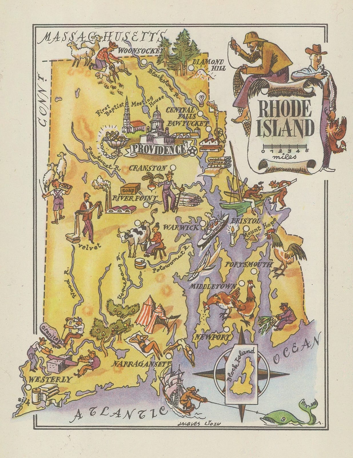 Dore Ogrizek, Rhode Island, 1946