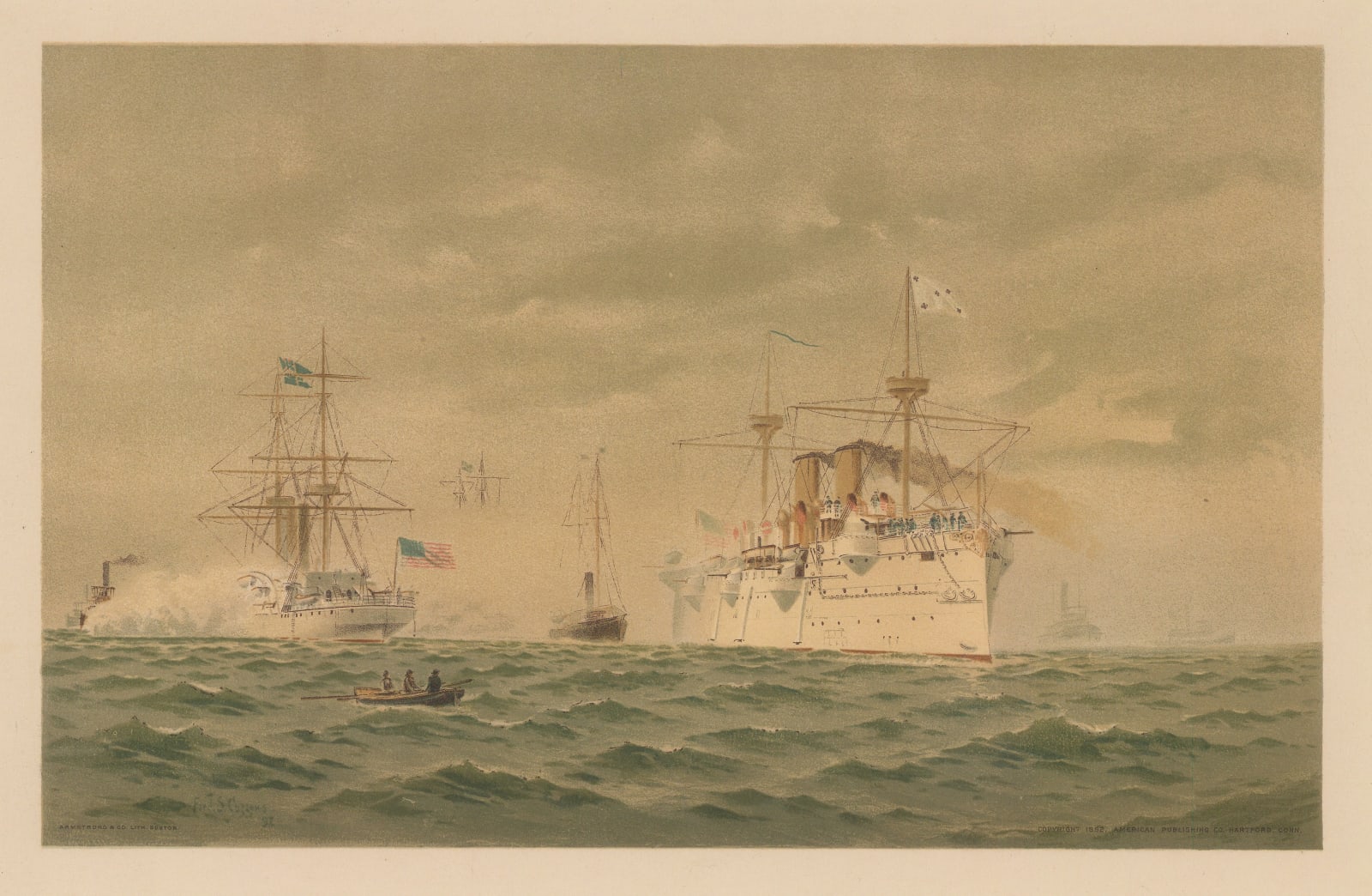 Frederick Cozzens, US Navy - Naval Ships, 1893 c.