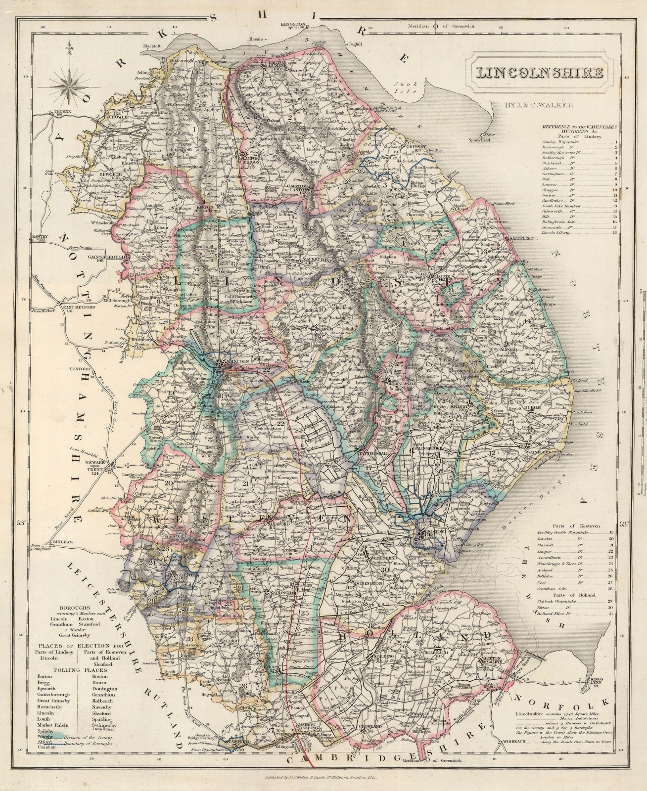J. & C. Walker, Lincolnshire, 1845