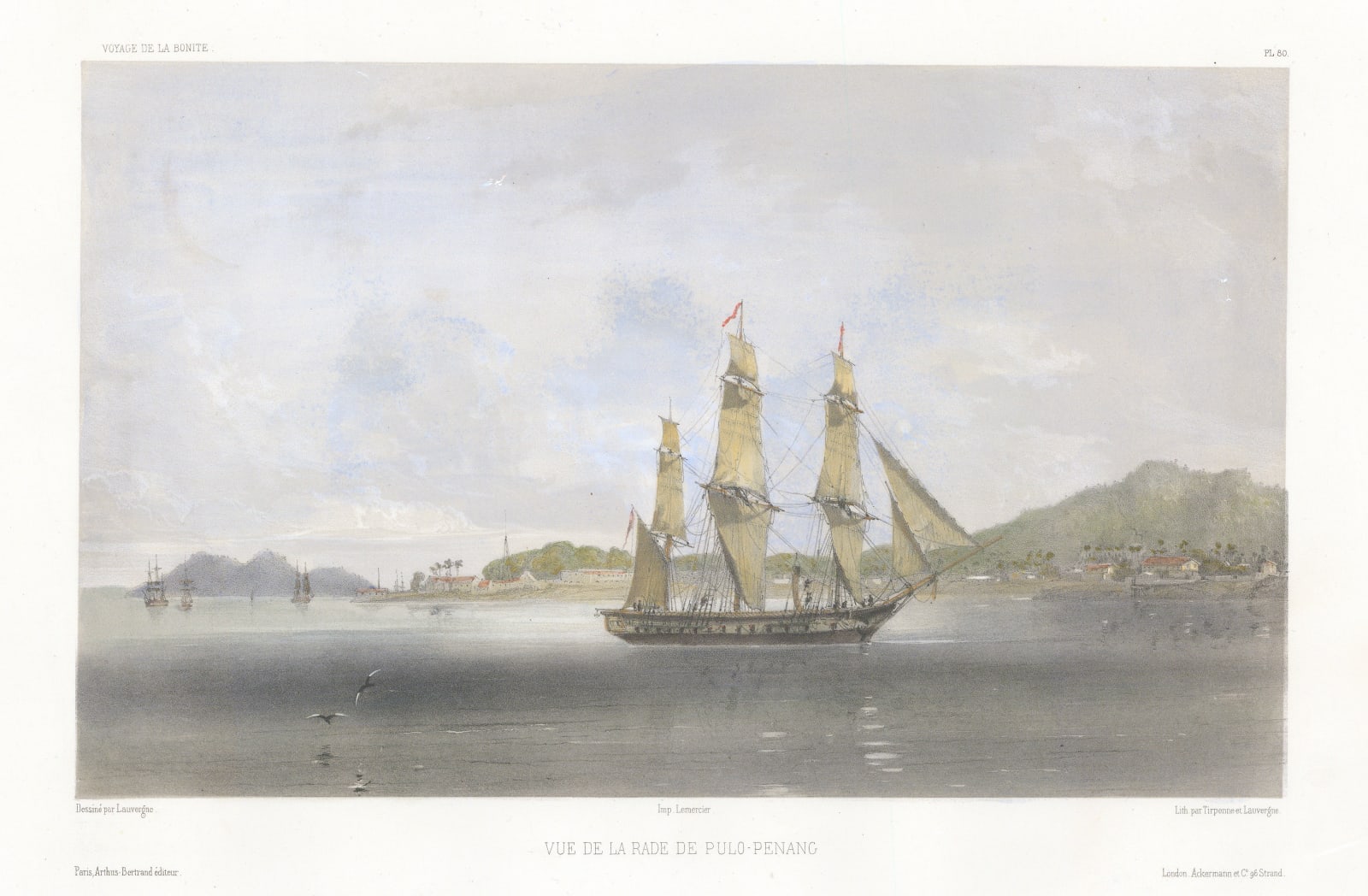 Auguste-Nicolas Vaillant, Malaysia - Penang Island, 1850 c.