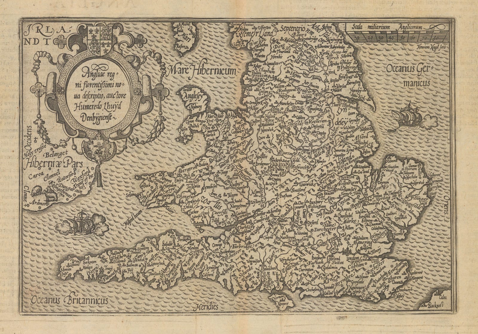 Matthias Quad, Angliae reni florentissimi noua descriptio, 1609