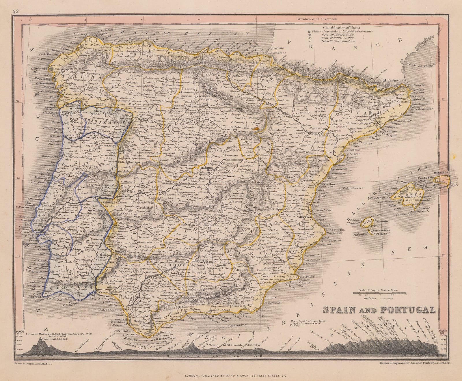 John Dower, Spain and Portugal, 1871