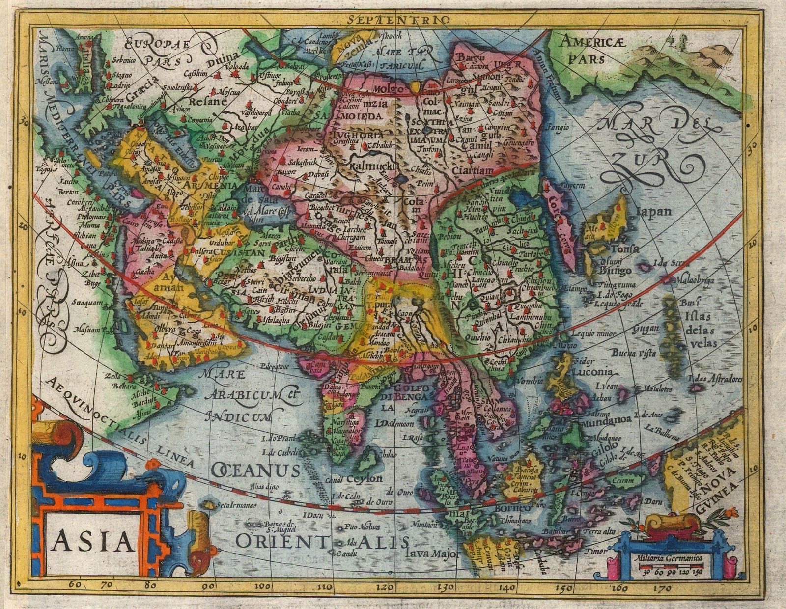 Samuel Purchas, Asia, 1625