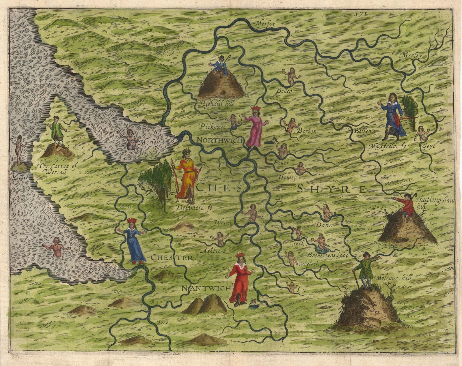 Michael Drayton, Ches Shyre, 1613