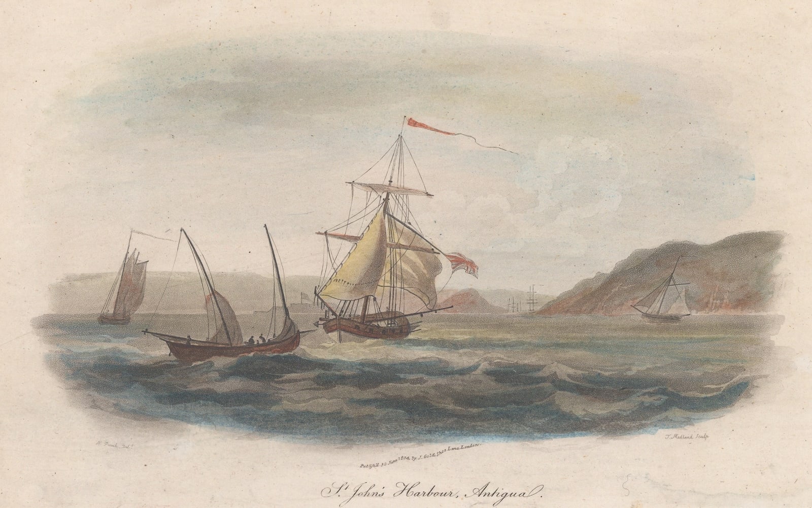 Joyce Gold, Antigua - Antigua Bay, 1817