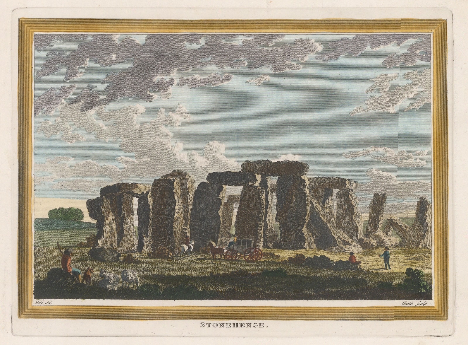 Heath, Stonehenge, Wiltshire, 1810