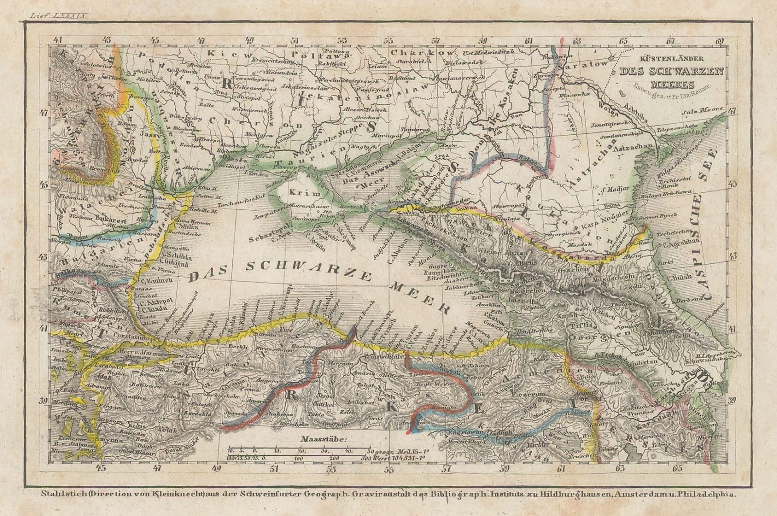 Carl Christian Franz Radefeld, The Black Sea and Caucasus, 1841