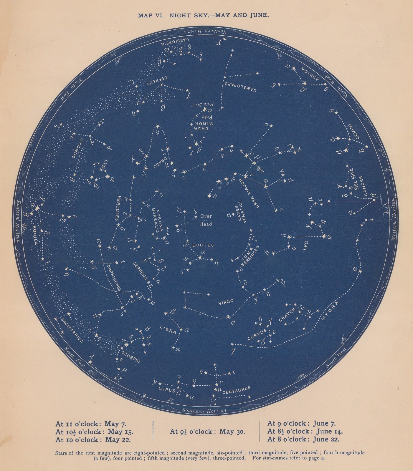 Richard Anthony Proctor, Stars for May & June, 1896