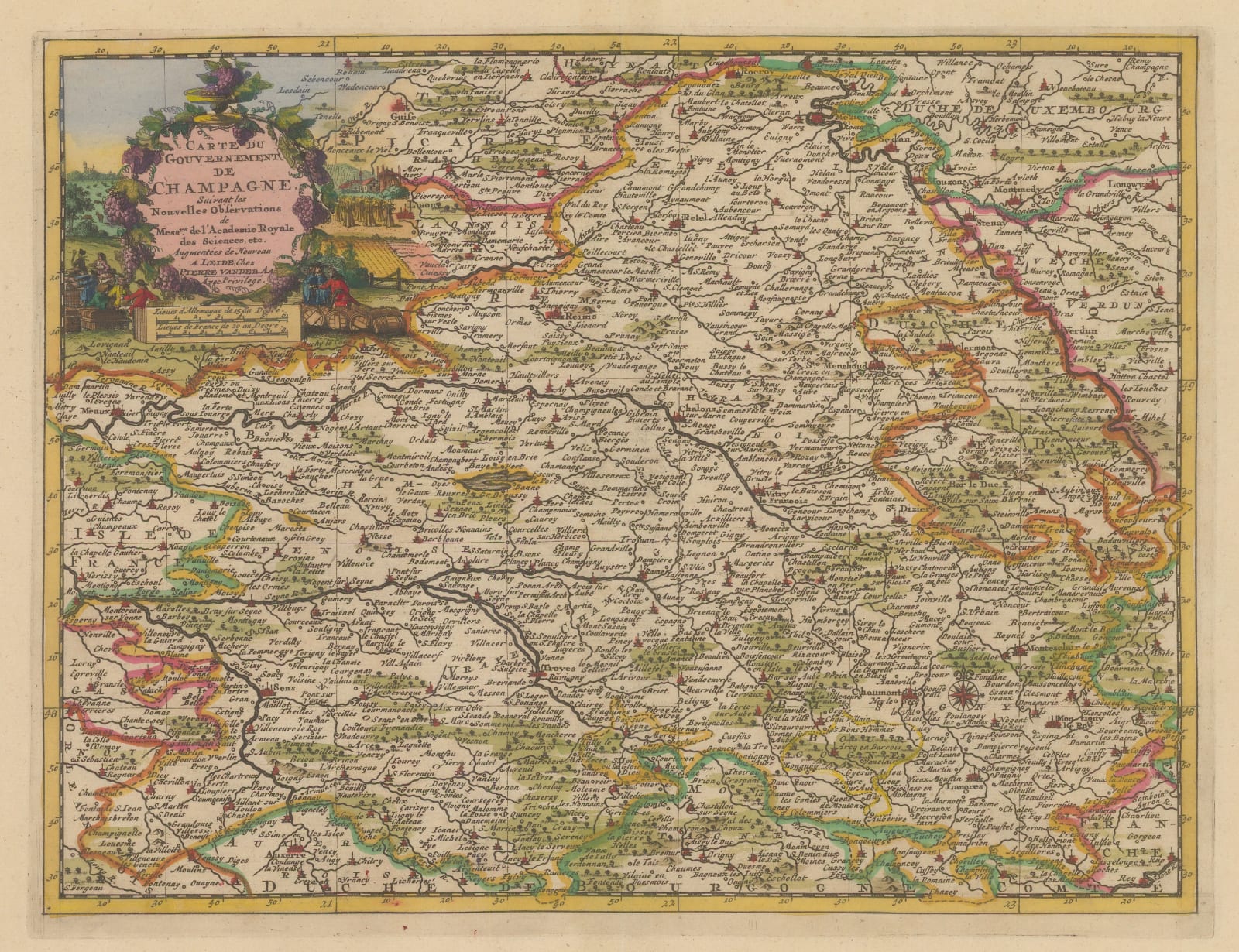 Pieter van der Aa, Champagne, 1714