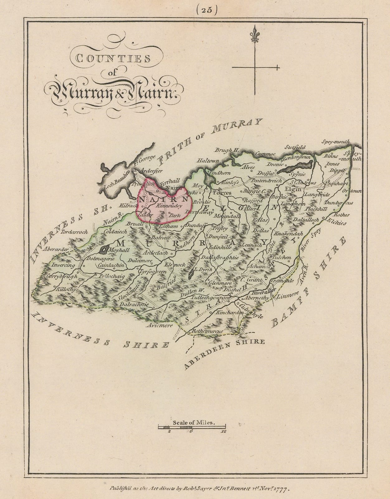 Sayer & Bennett, Murray and Nairn, 1777