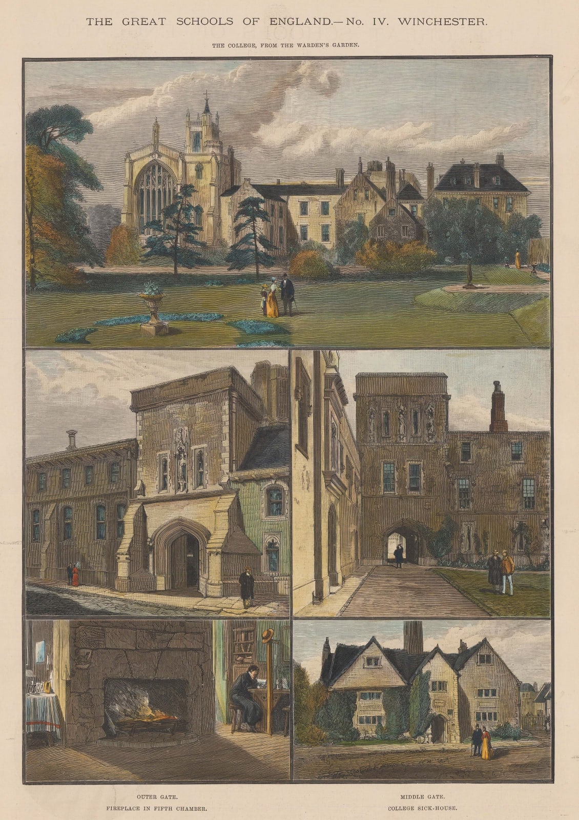 Illustrated London News (ILN), Winchester College, 1891