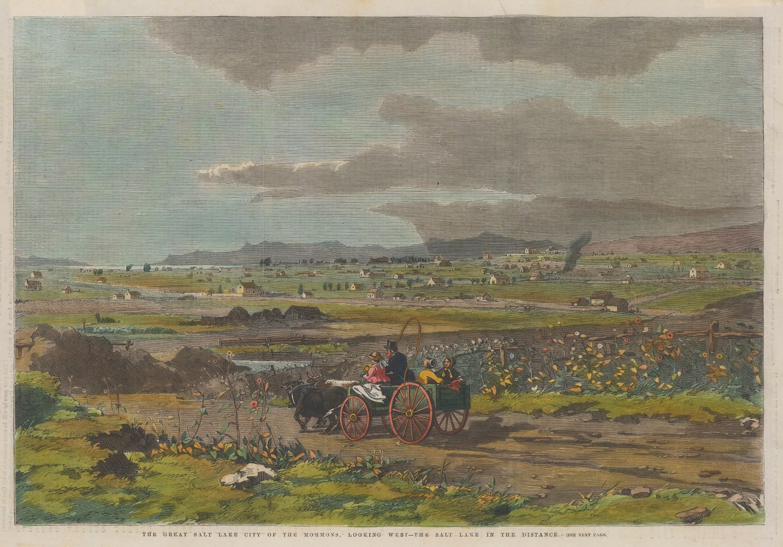 Illustrated London News (ILN), Utah - Salt Lake City, 1858