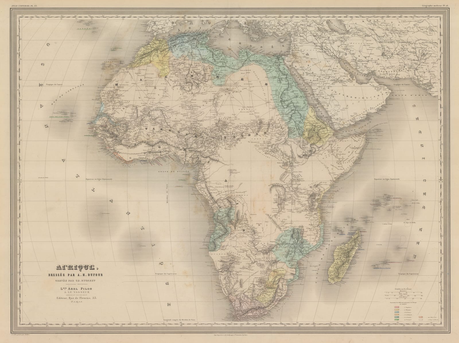 Victor Levasseur, Africa, 1860 c.