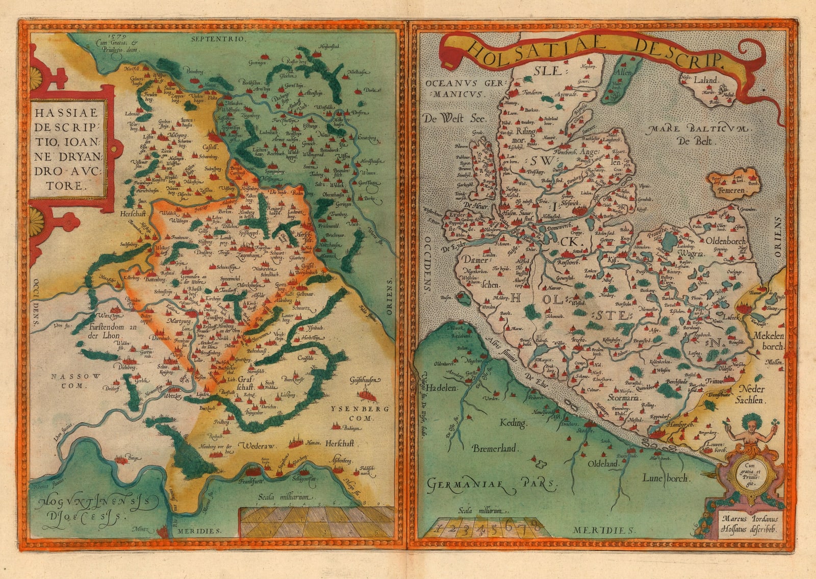 Abraham Ortelius, Hesse & Holstein, 1592