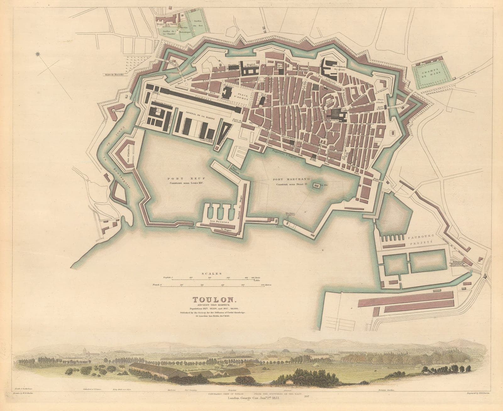 Society for the Diffusion of Useful Knowledge (SDUK), Toulon, 1853
