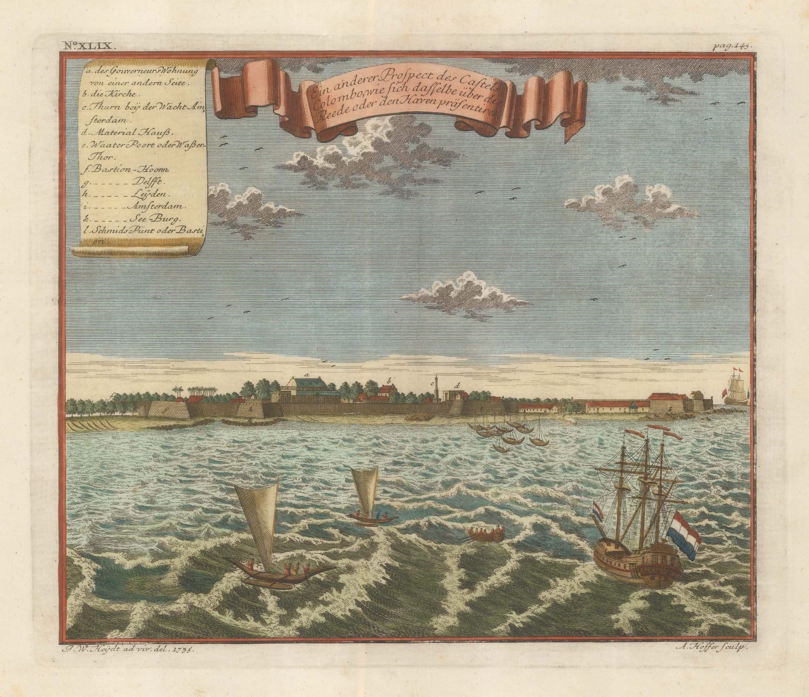 Andreas Hoffer, Sri Lanka - Colombo, 1735