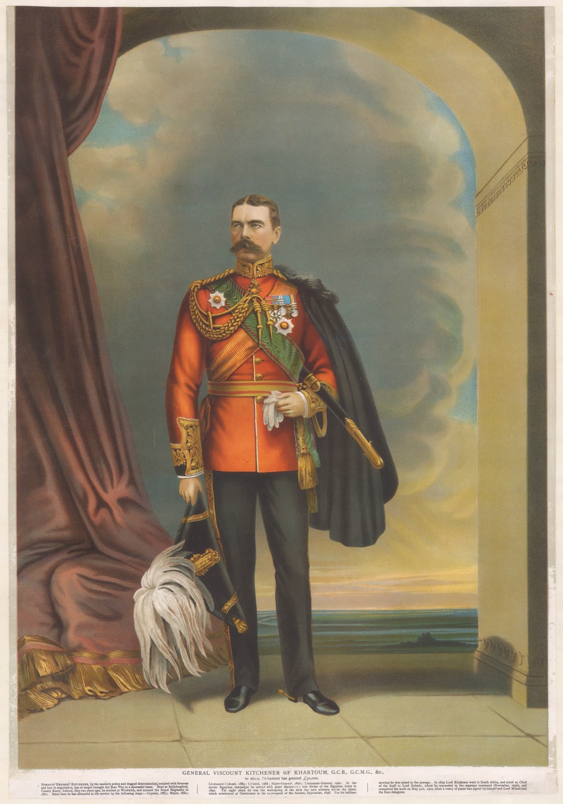 Boy's Own, British Army - Portrait, General Viscount Kitchener, 1899 c.