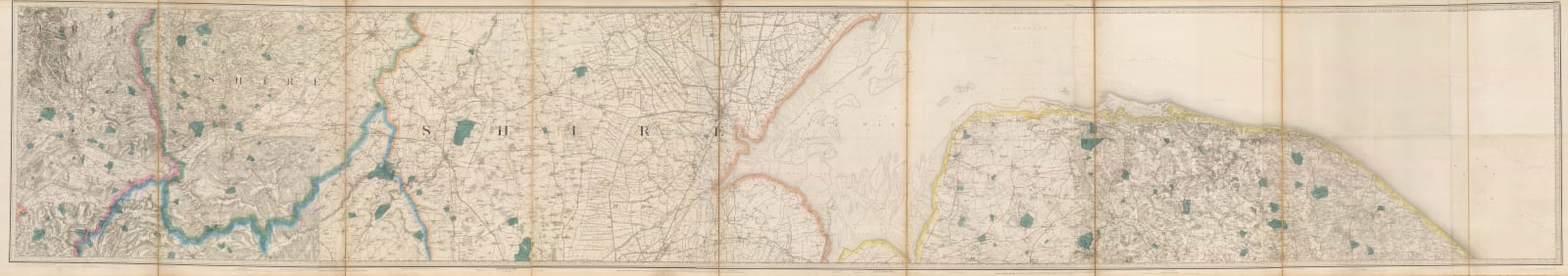 Ordnance Survey, England - Lincolnshire, Nottinghamshire & Norfolk, 1864