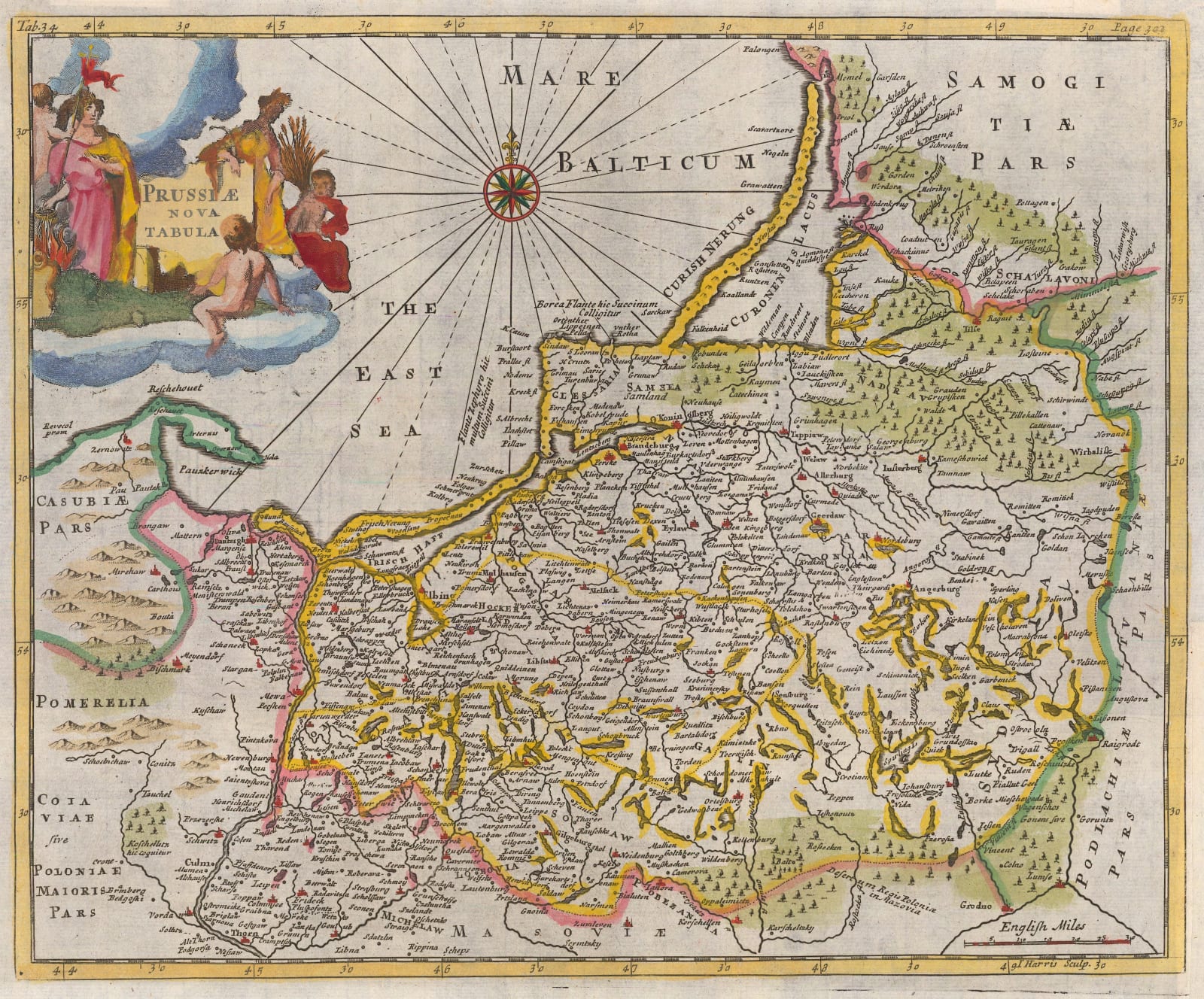 Philipp Cluver, Duchy of Prussia, 1680 c.