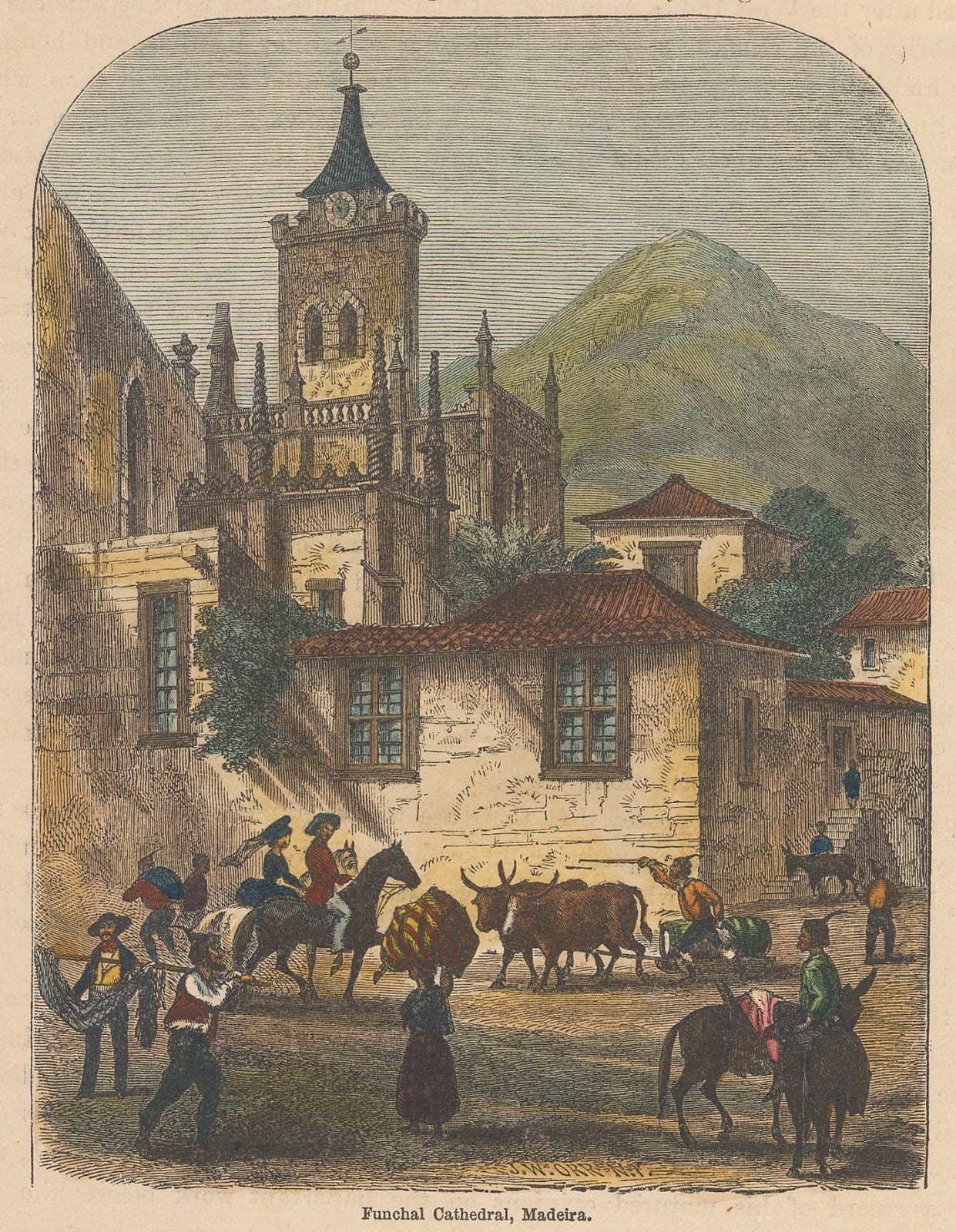 Matthew Perry, Madeira - Funchal Cathedral, 1856