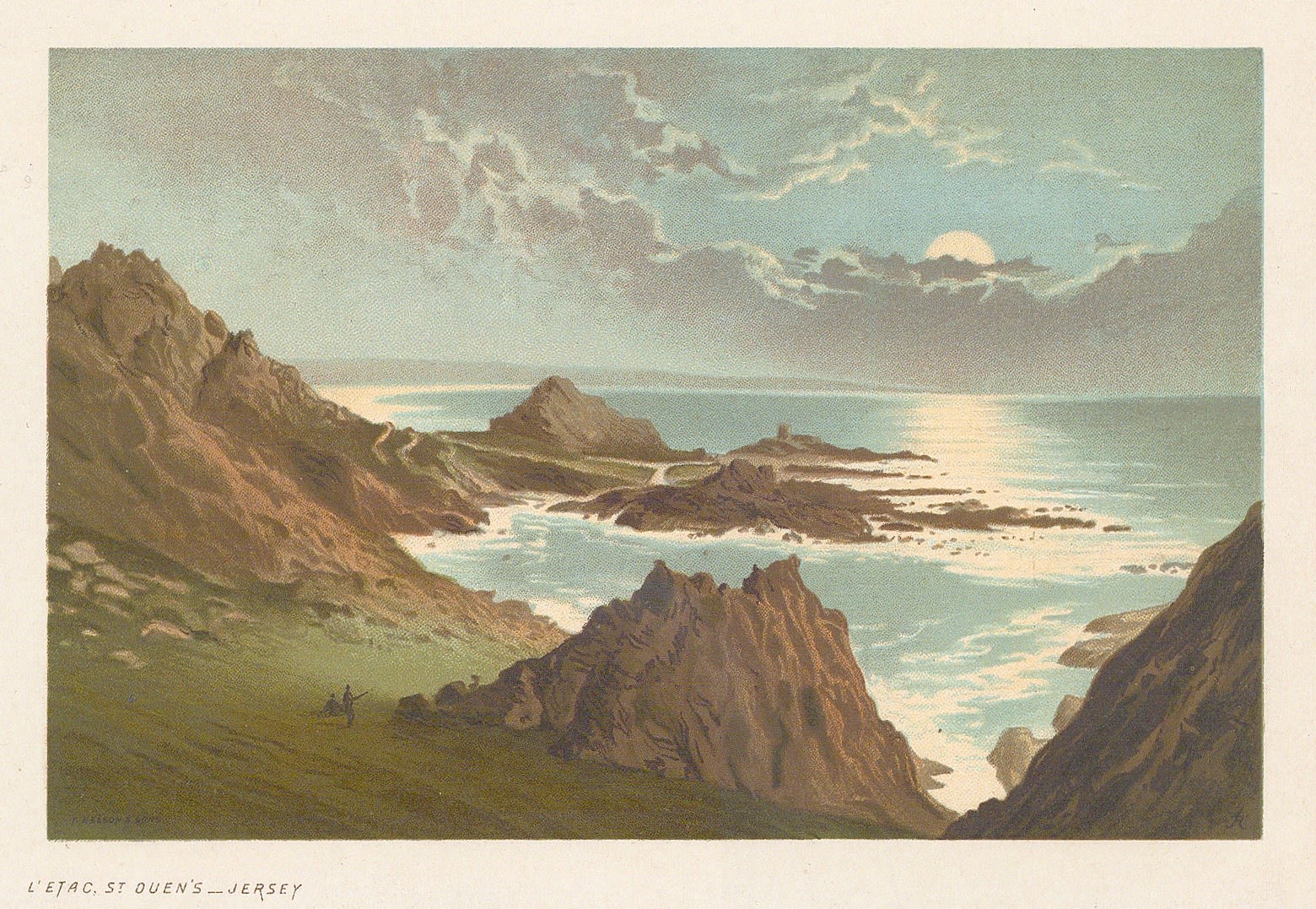 Thomas Nelson, Jersey - L'Etacq, St Ouen's, 1889